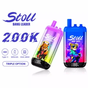 BANG LEADER 200000 Puffs Triple Taste 200K Einweg-Vapes Dual Mesh Smart Display Großhandel Massenbestellung