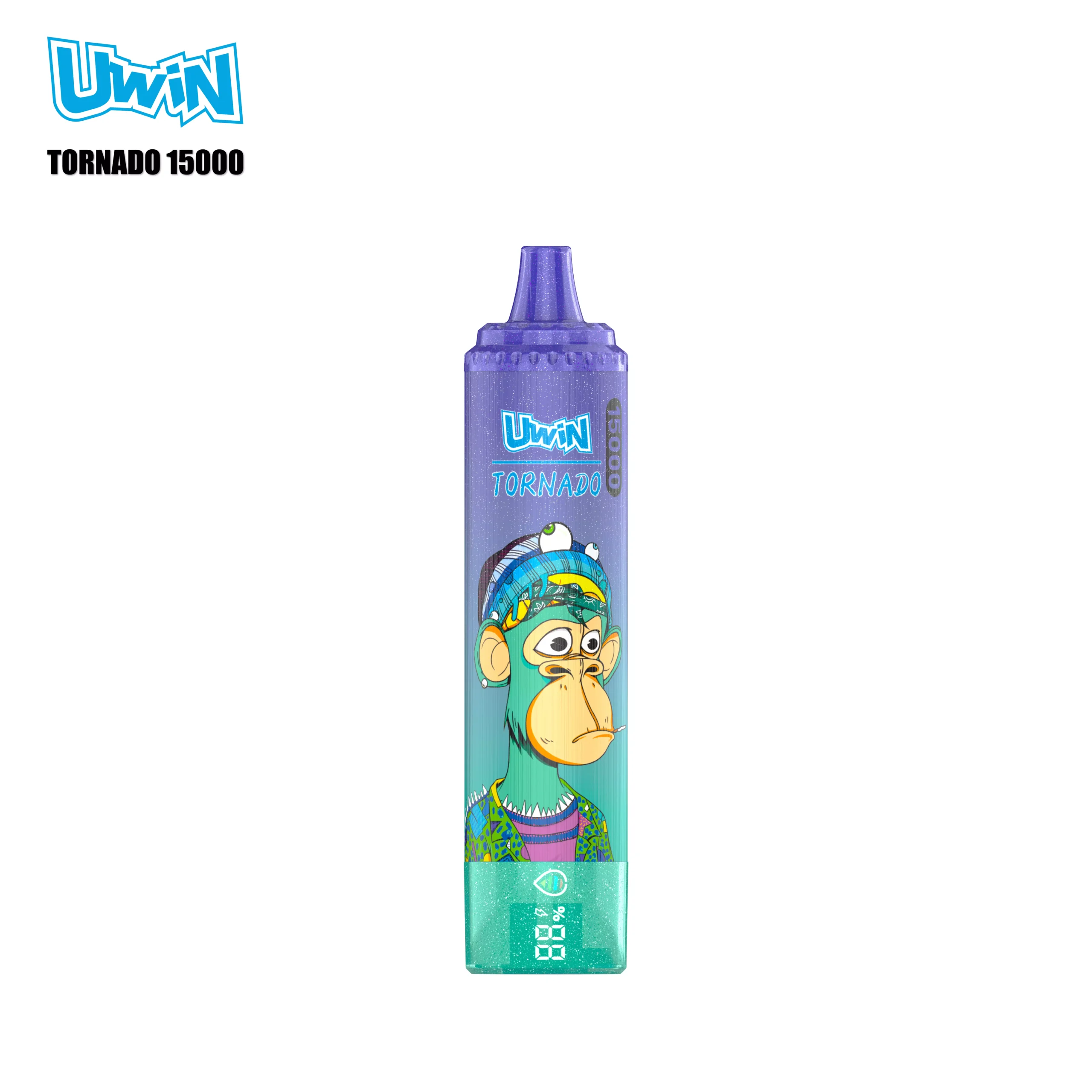 UWIN TORNADO 15000 Puffs 15K Disposable Vapes Rechargeable Digital Display Premium Wholesale Bulk Buy - Afbeelding 2