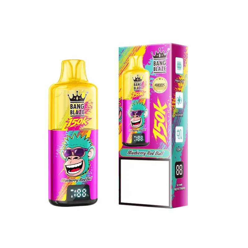 BANG BLAZE 150000 Puffs 150K Rechargeable Disposable Vapes Professional Wholesale Bulk Buy Digital Display - 画像 (2)