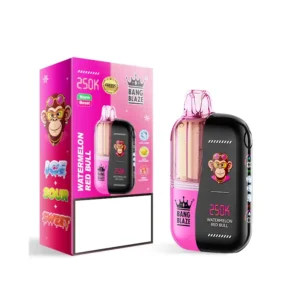 Alternative view of BANG BLAZE 250000 Puffs 250K Bulk Buy Rechargeable Disposable Vapes Dual Mesh Digital Screen Wholesale