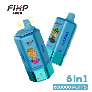 FIHP MULTI 600000 Puffs 600K 6 In 1 Tastes Rechargeable Disposable Vapes Original Wholesale Bulk Buy Smart Screen - Image 4
