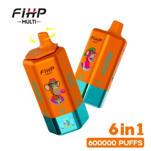 FIHP MULTI 600000 Puffs 600K 6 In 1 Tastes Rechargeable Disposable Vapes Original Wholesale Bulk Buy Smart Screen - Image 3