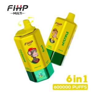 FIHP MULTI 600000 Puffs 600K 6 In 1 Tastes Rechargeable Disposable Vapes Original Wholesale Bulk Buy Smart Screen