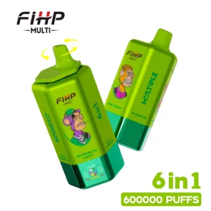 FIHP MULTI 600000 Puffs 600K 6 In 1 Tastes Rechargeable Disposable Vapes Original Wholesale Bulk Buy Smart Screen - Image 2