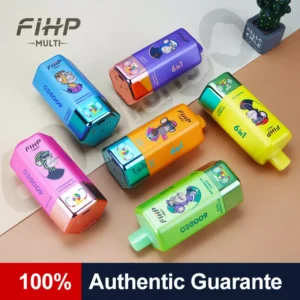 FIHP MULTI 600000 Puffs 600K 6 In 1 Tastes Rechargeable Disposable Vapes Original Wholesale Bulk Buy Smart Screen - Image 9
