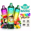 QQ BANG 70000 Puffs DSK059 70K Rechargeable Disposable Vapes Wholesale DTL High Capacity Digital Display Bulk Buy