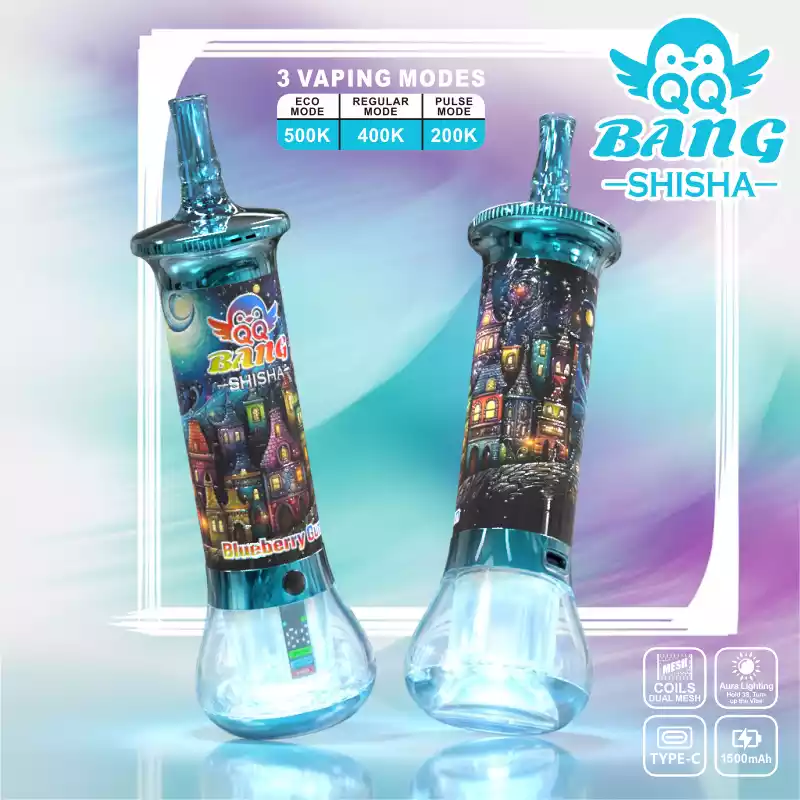 QQ BANG SHISHA 500000 Puffs 500K Rechargeable Disposable Vapes Premium Wholesale Bulk Buy High Capacity Dual Mesh